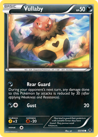 Vullaby (68/98) [Black & White: Emerging Powers] Reverse Holofoil