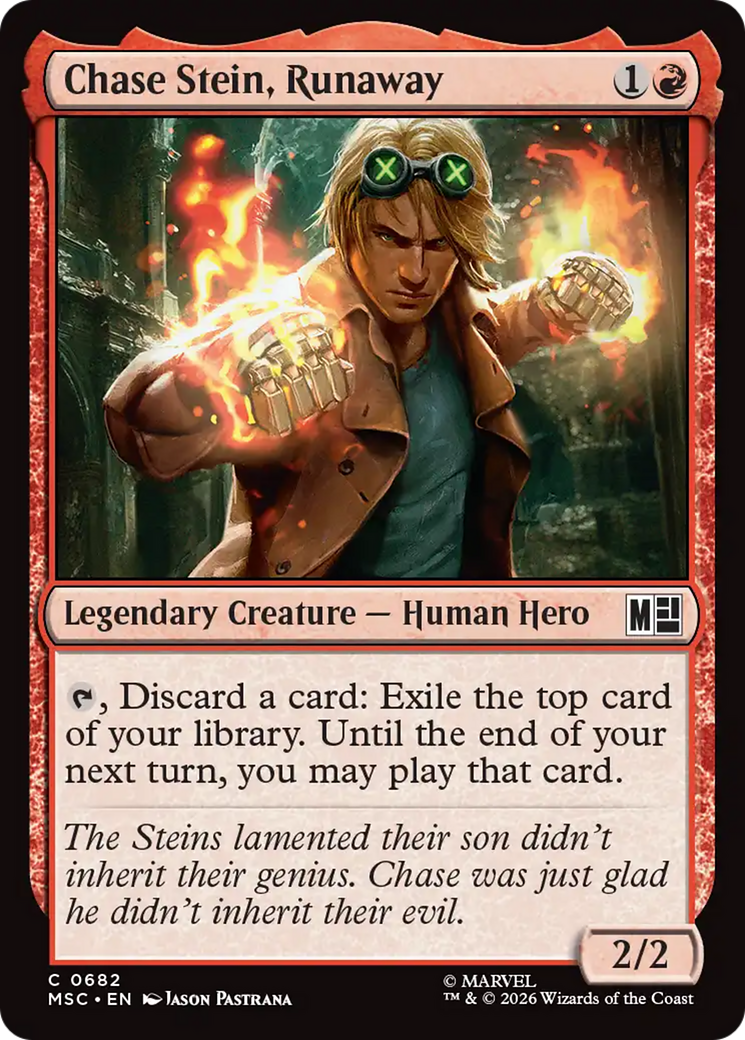 Chase Stein, Runaway [Marvel Super Heroes Commander] Foil