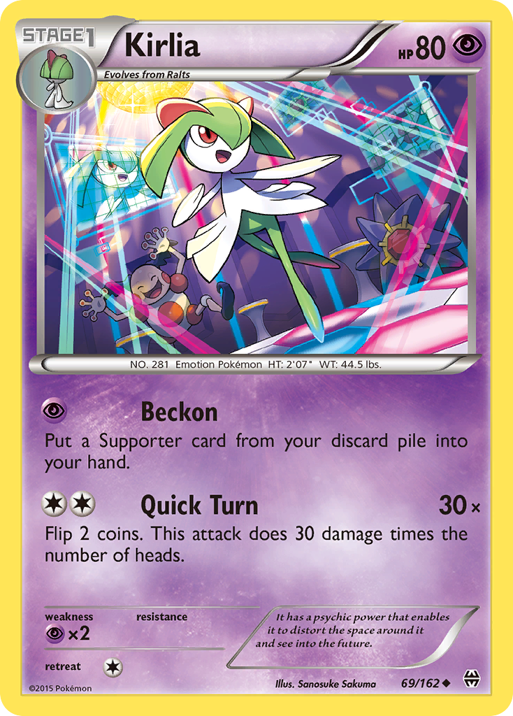 Kirlia (69/162) [XY: BREAKthrough] Reverse Holofoil