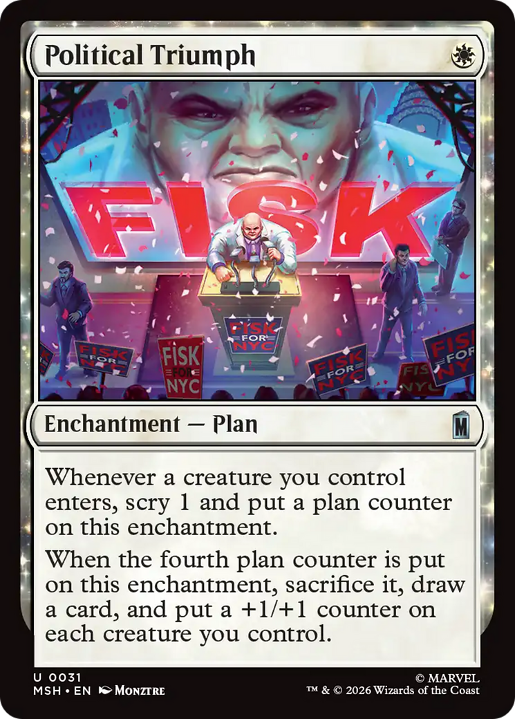 Political Triumph [Marvel Super Heroes] Foil