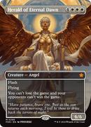 Herald of Eternal Dawn (Borderless) [Foundations] Foil
