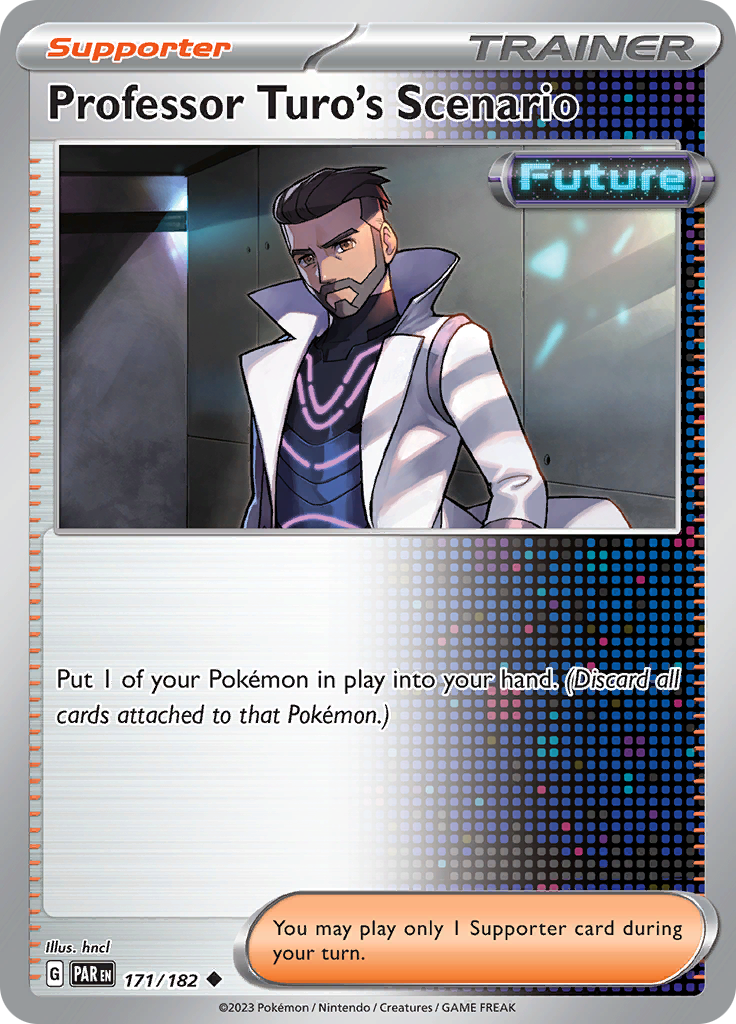 Professor Turo's Scenario (171/182) [Scarlet & Violet: Paradox Rift] Reverse Holofoil