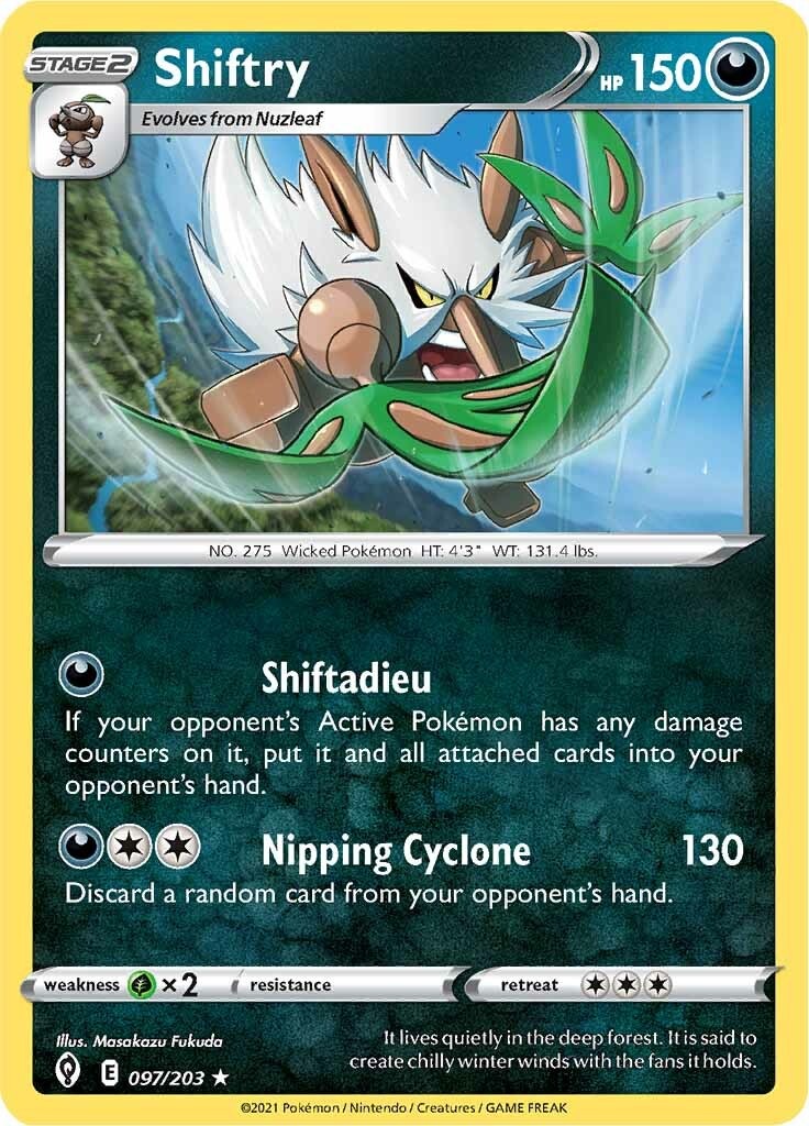 Shiftry (097/203) [Sword & Shield: Evolving Skies] Reverse Holofoil
