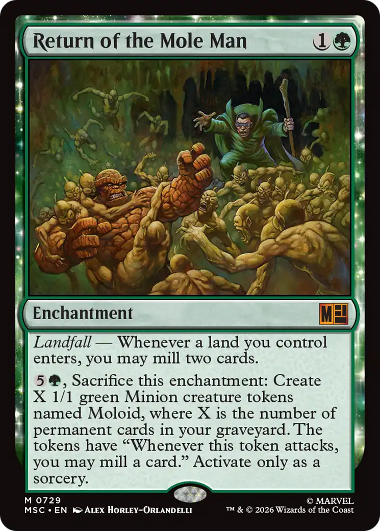 Return of the Mole Man [Marvel Super Heroes Commander] Foil