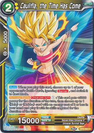 Caulifla, the Time Has Come (BT9-062) [Universal Onslaught] Parallel Foil