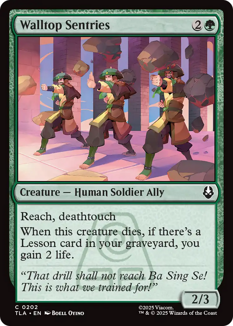 Walltop Sentries [Avatar: The Last Airbender] Foil