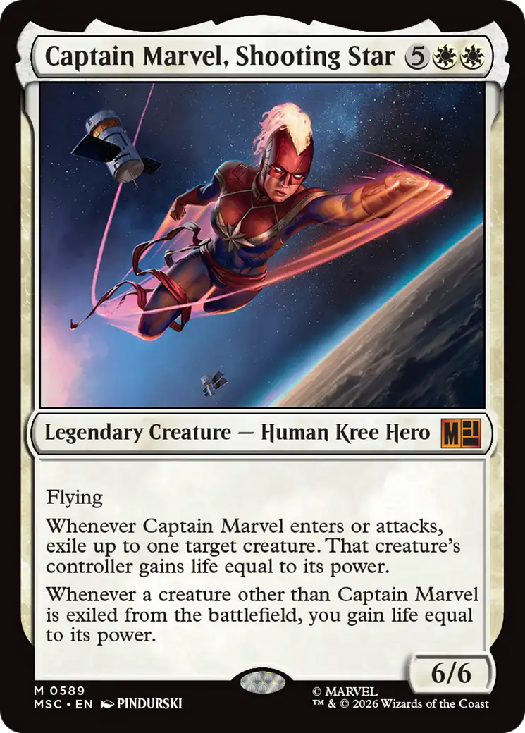 Captain Marvel, Shooting Star [Marvel Super Heroes Commander] Foil