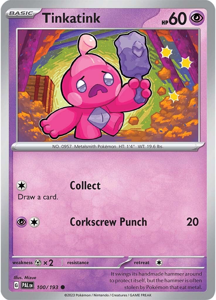 Tinkatink (100/193) [Scarlet & Violet: Paldea Evolved] Reverse Holofoil