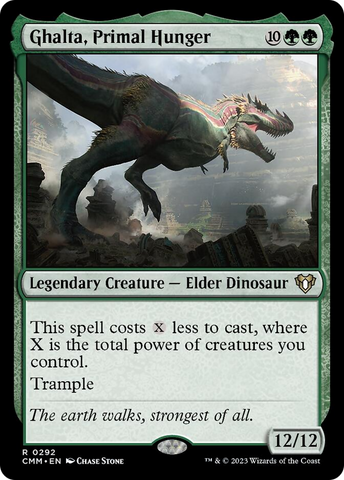 Ghalta, Primal Hunger [Commander Masters] Foil