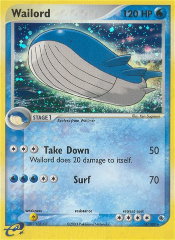 Wailord (14/109) [EX: Ruby & Sapphire] Reverse Holofoil