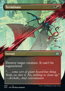 Terminate (Borderless Alternate Art) [Double Masters 2022] Foil