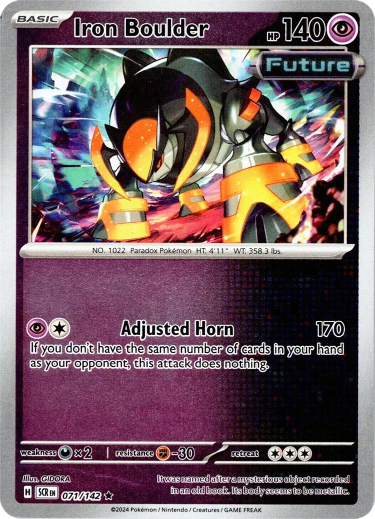 Iron Boulder (071/142) [Scarlet & Violet: Stellar Crown] Reverse Holofoil