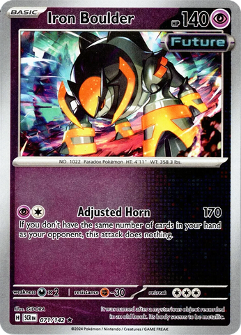 Iron Boulder (071/142) [Scarlet & Violet: Stellar Crown] Reverse Holofoil