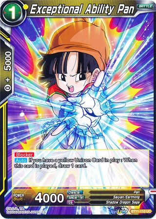 Exceptional Ability Pan (BT11-110) [Vermilion Bloodline] Parallel Foil