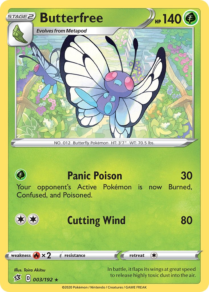 Butterfree (003/192) [Sword & Shield: Rebel Clash] Holofoil
