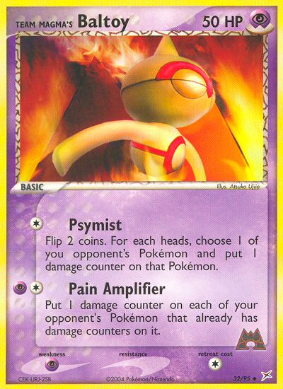 Team Magma's Baltoy (32/95) [EX: Team Magma vs Team Aqua] Reverse Holofoil