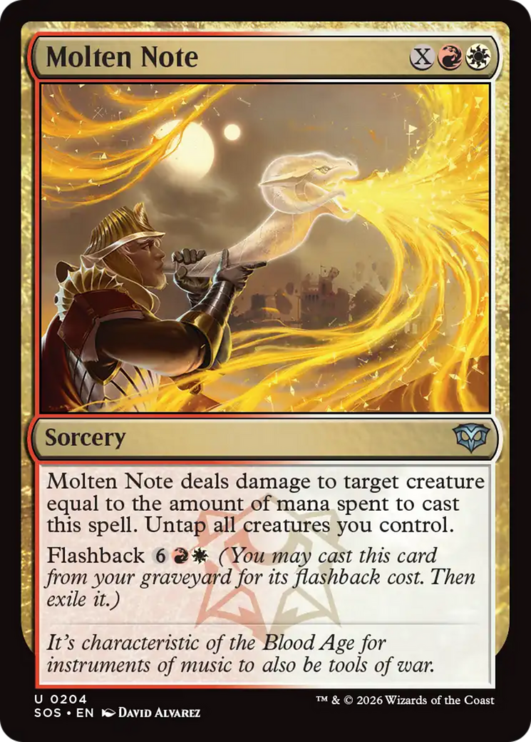 Molten Note [Secrets of Strixhaven] Foil