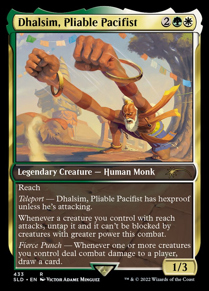 Dhalsim, Pliable Pacifist [Secret Lair Drop Series] Foil