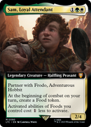 Sam, Loyal Attendant (Extended Art) [The Lord of the Rings: Tales of Middle-Earth Commander] Foil