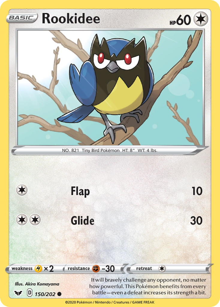 Rookidee (150/202) [Sword & Shield: Base Set] Reverse Holofoil