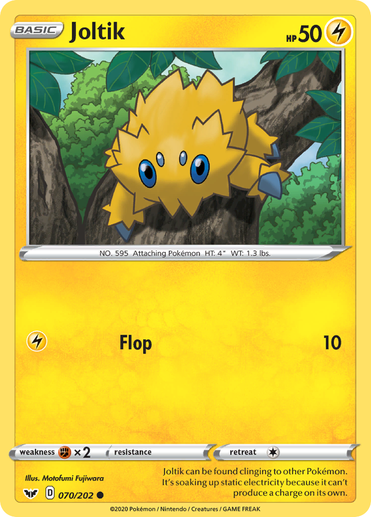 Joltik (070/202) [Sword & Shield: Base Set] Reverse Holofoil