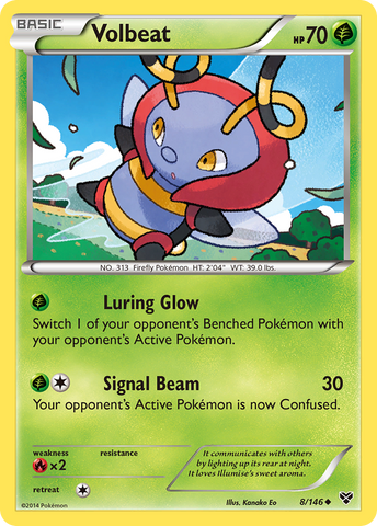 Volbeat (8/146) [XY: Base Set] Reverse Holofoil
