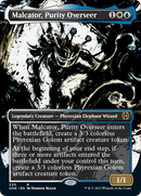 Malcator, Purity Overseer (Borderless Ichor) [Phyrexia: All Will Be One] Foil