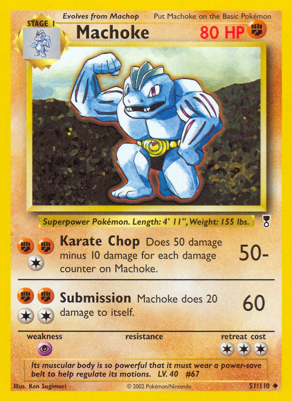 Machoke (51/110) [Legendary Collection] Reverse Holofoil