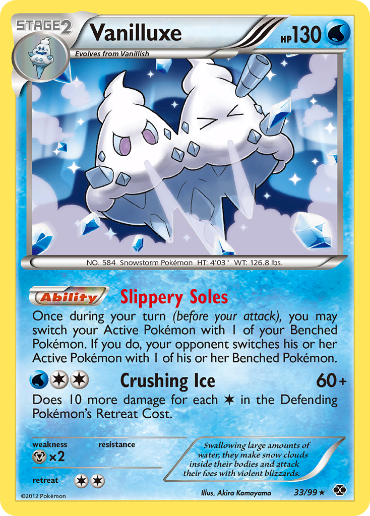 Vanilluxe (33/99) [Black & White: Next Destinies] Reverse Holofoil