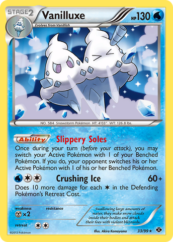 Vanilluxe (33/99) [Black & White: Next Destinies] Reverse Holofoil