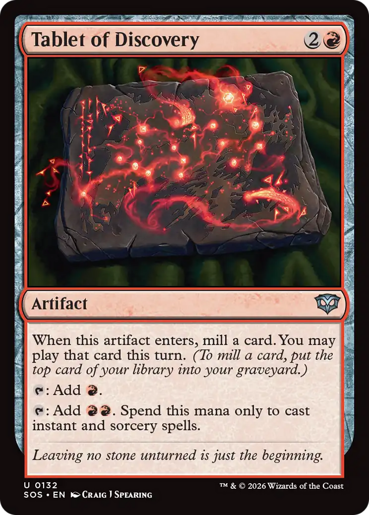 Tablet of Discovery [Secrets of Strixhaven] Foil