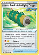 Rapid Strike Scroll of the Flying Dragon (153/203) [Sword & Shield: Evolving Skies] Reverse Holofoil