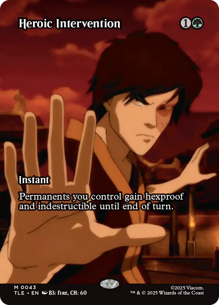 Heroic Intervention (Borderless) [Avatar: The Last Airbender: Eternal-Legal] Foil