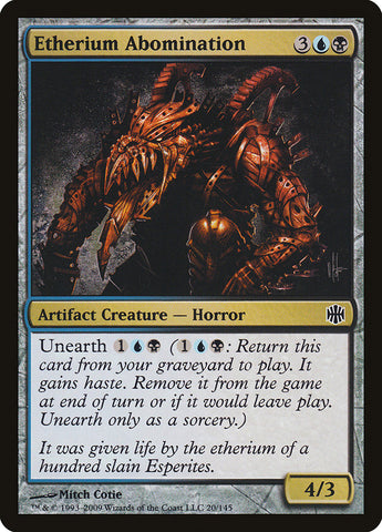 Etherium Abomination [Alara Reborn] Foil