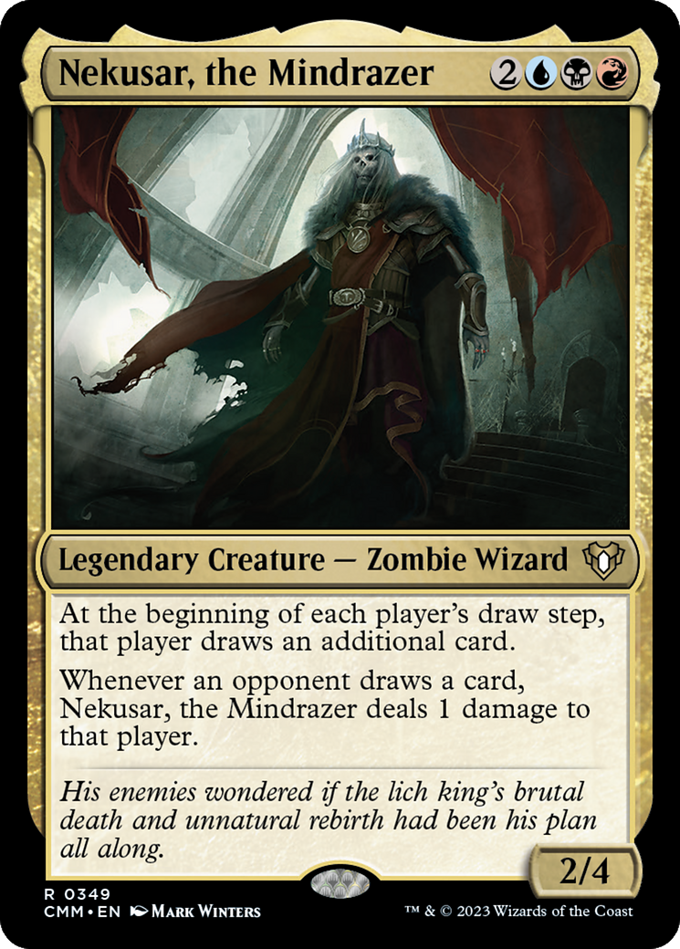 Nekusar, the Mindrazer [Commander Masters] Foil