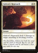 Gideon's Reproach [Dominaria] Foil