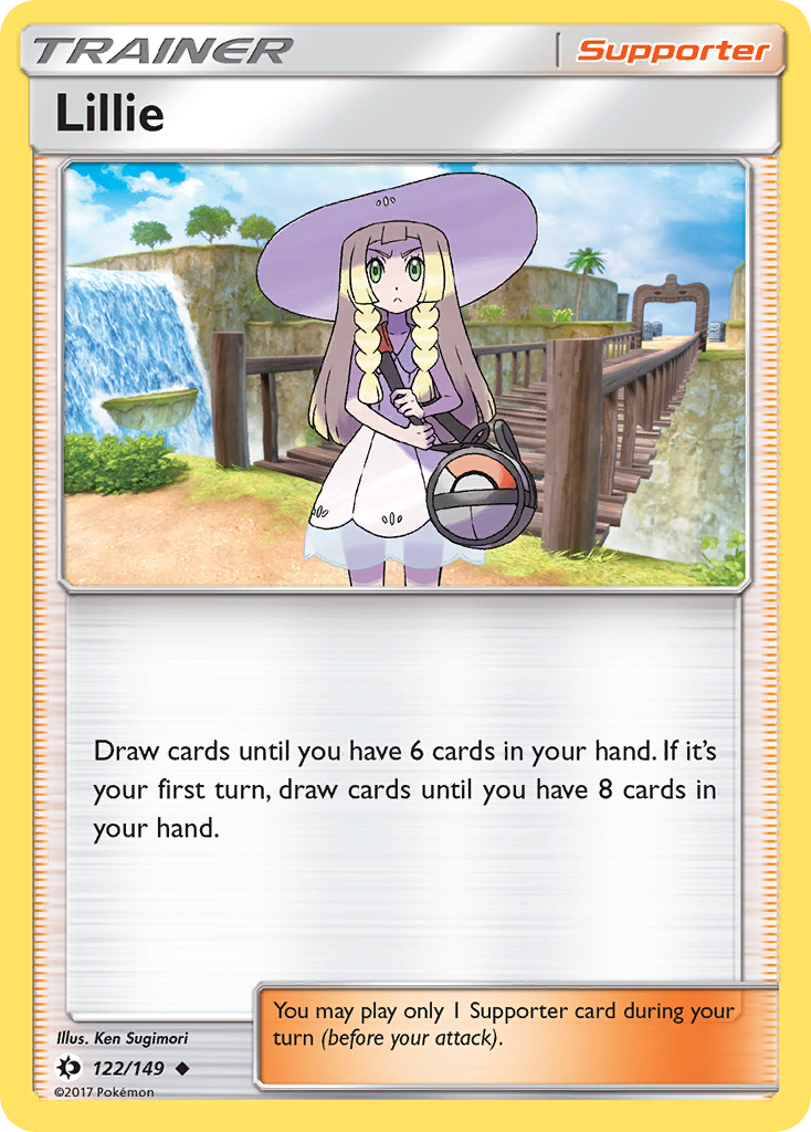 Lillie (122/149) [Sun & Moon: Base Set] Reverse Holofoil