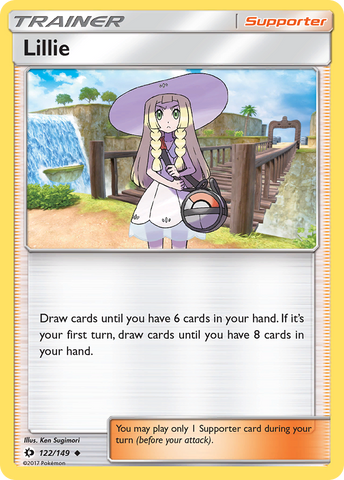 Lillie (122/149) [Sun & Moon: Base Set] Reverse Holofoil