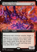 Shadow Urchin (Extended Art) [Lorwyn Eclipsed] Foil
