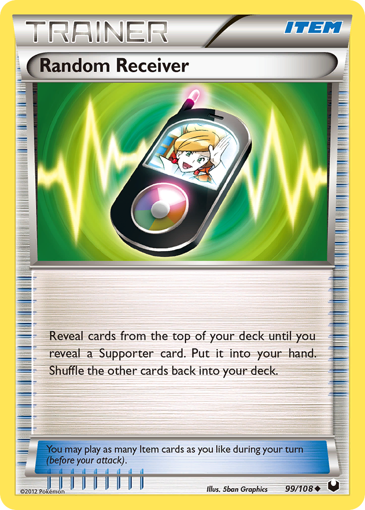 Random Receiver (99/108) [Black & White: Dark Explorers] Reverse Holofoil