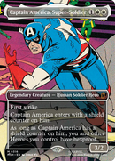 Captain America, Super-Soldier (Borderless) (0316) [Marvel Super Heroes] Foil