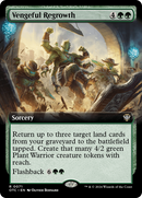 Vengeful Regrowth (Extended Art) [Outlaws of Thunder Junction Commander] Foil