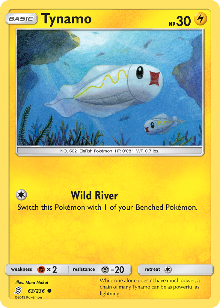 Tynamo (63/236) [Sun & Moon: Unified Minds] Reverse Holofoil