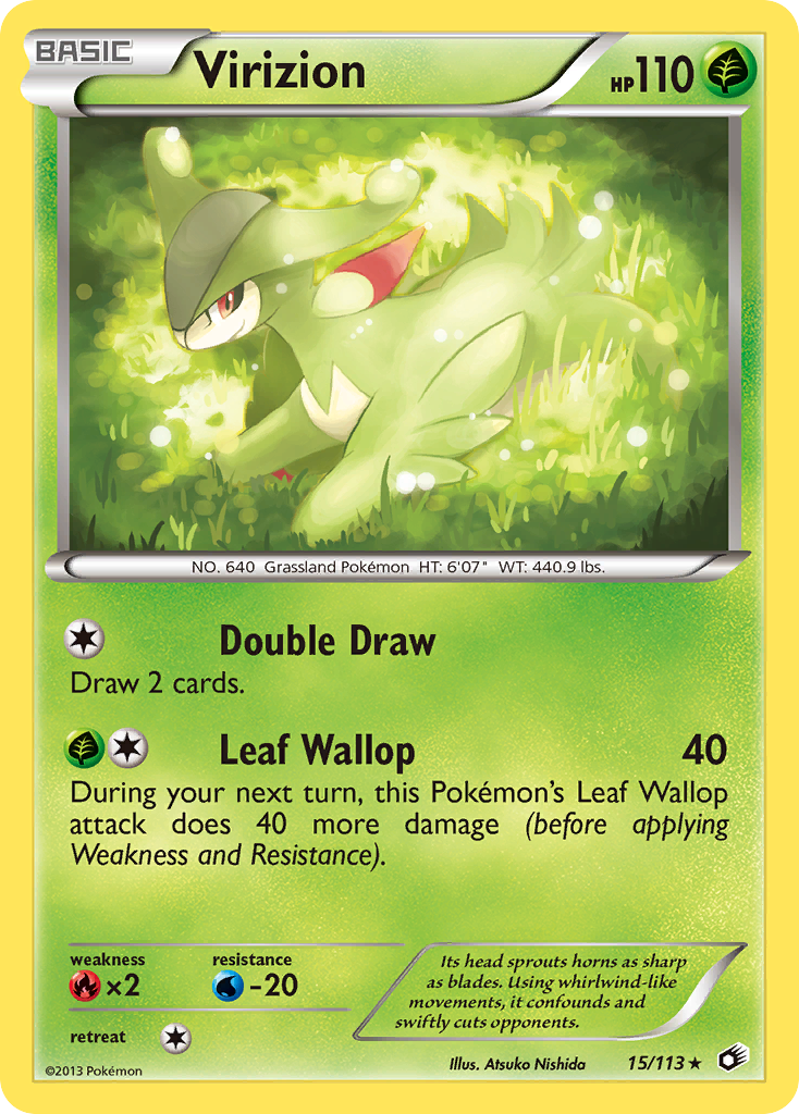 Virizion (15/113) [Black & White: Legendary Treasures] Reverse Holofoil