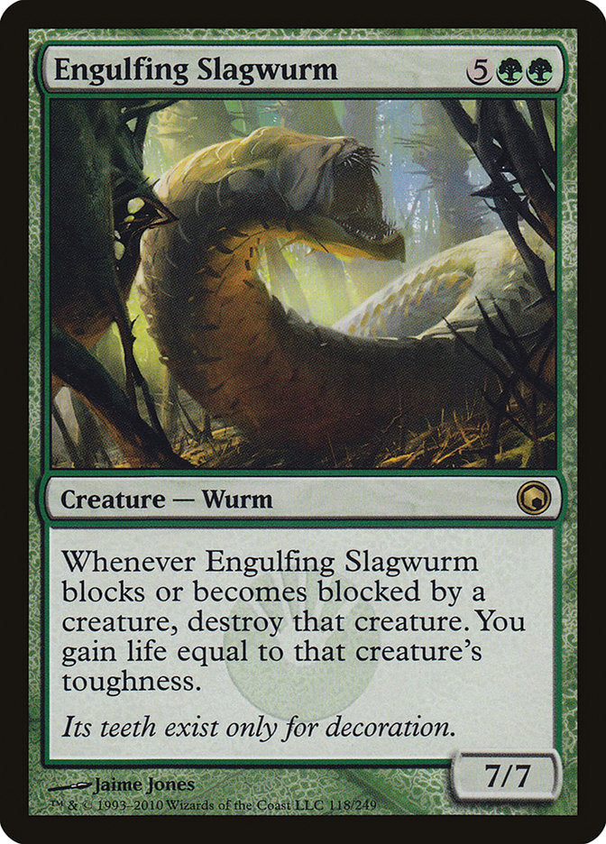 Engulfing Slagwurm [Scars of Mirrodin] Foil