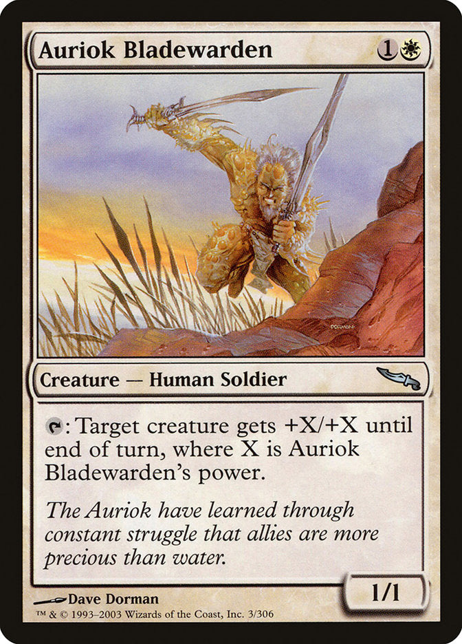 Auriok Bladewarden [Mirrodin] Foil