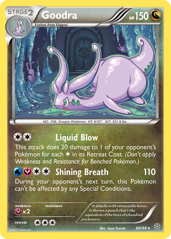 Goodra (60/98) [XY: Ancient Origins] Reverse Holofoil