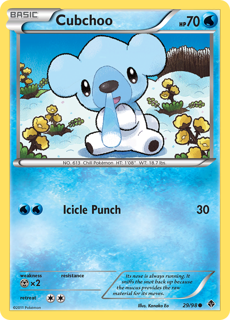 Cubchoo (29/98) [Black & White: Emerging Powers] Reverse Holofoil