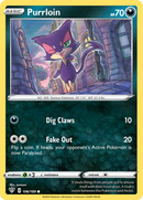 Purrloin (106/189) [Sword & Shield: Darkness Ablaze] Reverse Holofoil