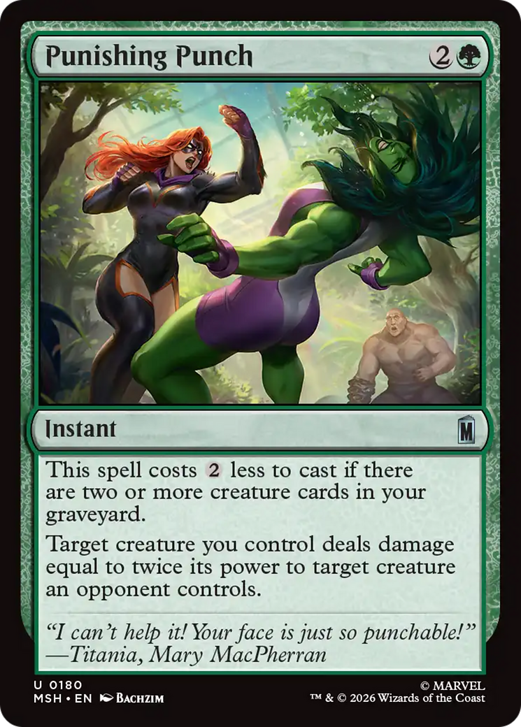 Punishing Punch [Marvel Super Heroes] Foil